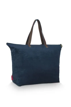 Pip Studio Laukut Ja Kassit*laukku Velvet Quiltey Days 66x20x44 cm Blue