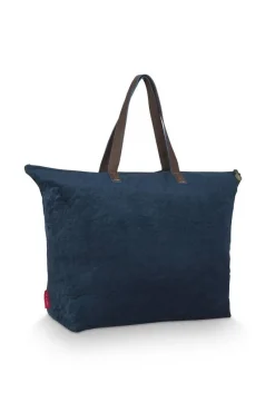 Pip Studio Laukut Ja Kassit*laukku Velvet Quiltey Days 66x20x44 cm Blue