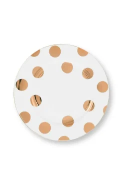 Pip Studio Astiat*lautanen Dot Delight  23 cm 2 kpl White-Gold