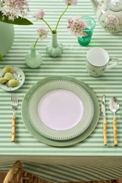 Pip Studio Astiat*lautanen Lily&Lotus Tiles 26,5 cm Light Green