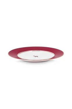 Pip Studio Astiat*lautanen Love Birds Dark 17 cm Red