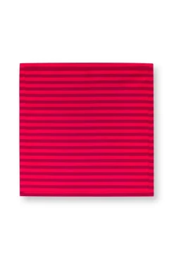 Pip Studio Keittiötekstiilit*lautasliina Stripes Dark Red 40x40 cm 2 kpl