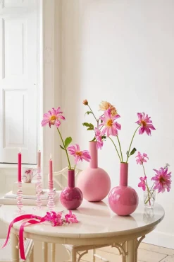 Pip Studio Maljakot Ja Ruukut*maljakko Metal Medium Pink 33 cm