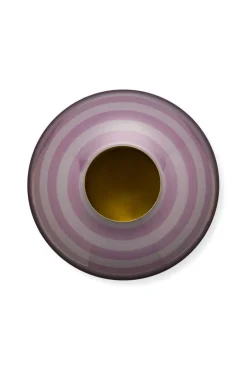 Pip Studio Maljakot Ja Ruukut*maljakko Metal Stripes 32 cm Lilac