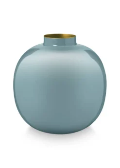 Pip Studio Maljakot Ja Ruukut*maljakko Metal 23 cm Light Blue