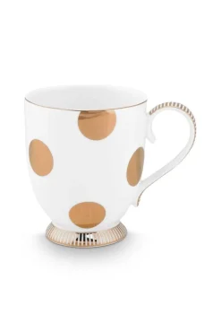Pip Studio Astiat*muki Dot Delight 2 kpl White-Gold