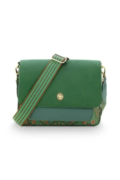 Pip Studio Laukut Ja Kassit*olkalaukku Fenna Medium Jabali Green 25x7x20 cm