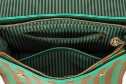 Pip Studio Laukut Ja Kassit*olkalaukku Fenna Medium Stripe Green 25x7x20 cm