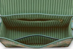 Pip Studio Laukut Ja Kassit*olkalaukku Fenna Small Jabali Green 19x6x16 cm