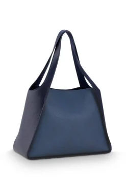 Pip Studio Laukut Ja Kassit*olkalaukku Filou Large Blue 40x15,5x28 cm