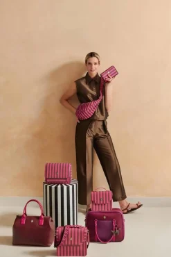 Pip Studio Laukut Ja Kassit*olkalaukku Freya Half Moon Cross Body Bag Stripe