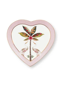 Pip Studio Astiat*sydänlautanen La Majorelle 21,5 cm 2 kpl Pink