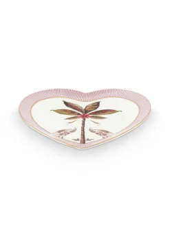 Pip Studio Astiat*sydänlautanen La Majorelle 21,5 cm 2 kpl Pink