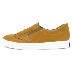 Pomar Kävelykengät*kävelykengät Kuutar 902 Tan Nappa / Orange Suede