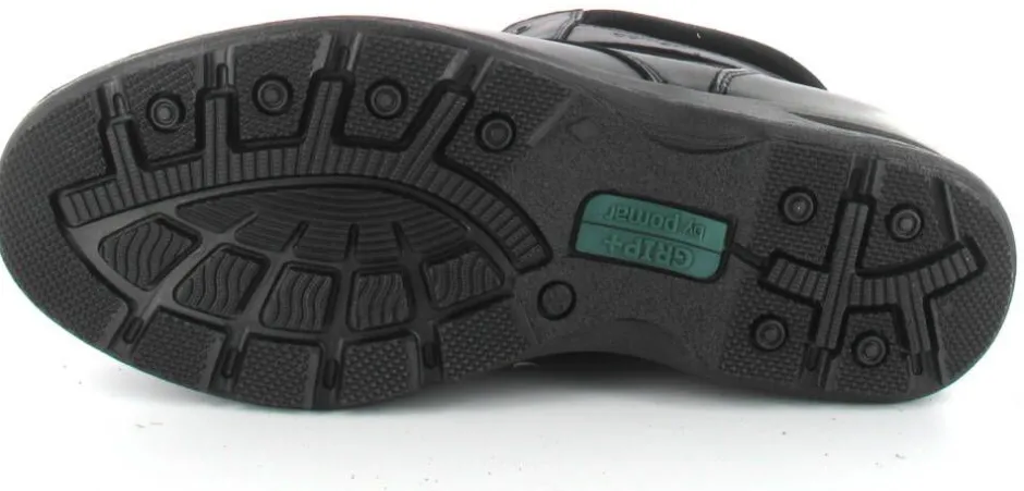Pomar Nilkkurit*pitopohjakengät XW18836 100 Black nappa/suede