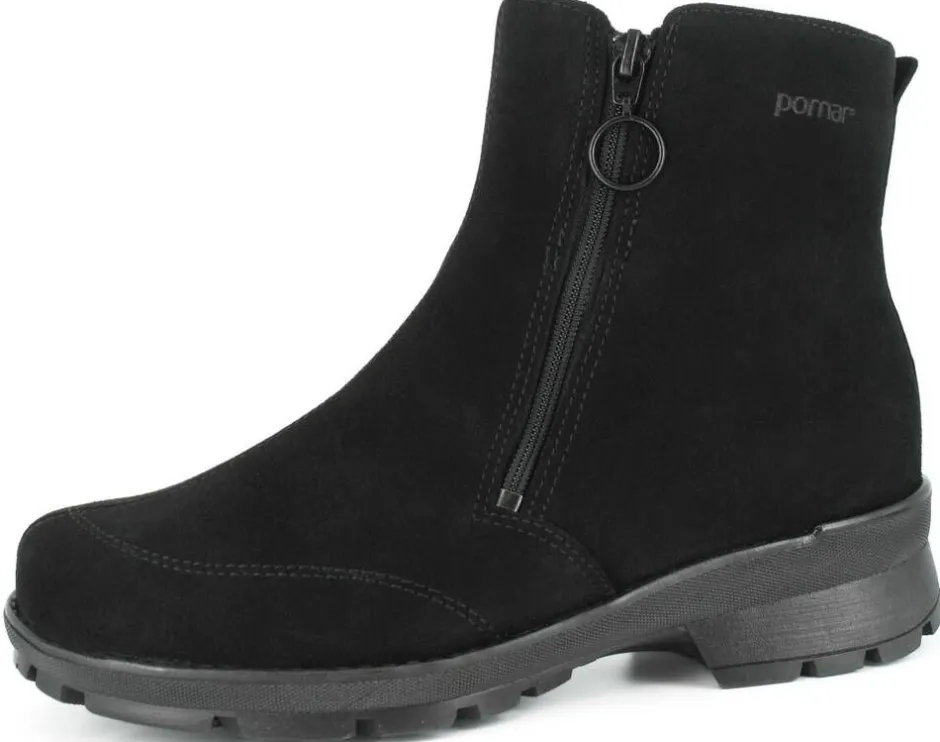 Pomar +Plus Nilkkurit*Nilkkurit Kelo 100 Black Suede / Waxy (Black ST, Felt I)