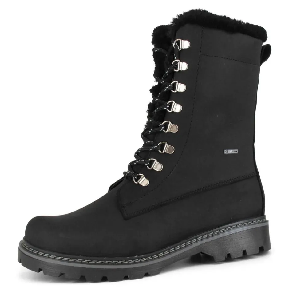 Pomar Nilkkurit*saappaat Luotsi 500 Black waxy BLK/tan s