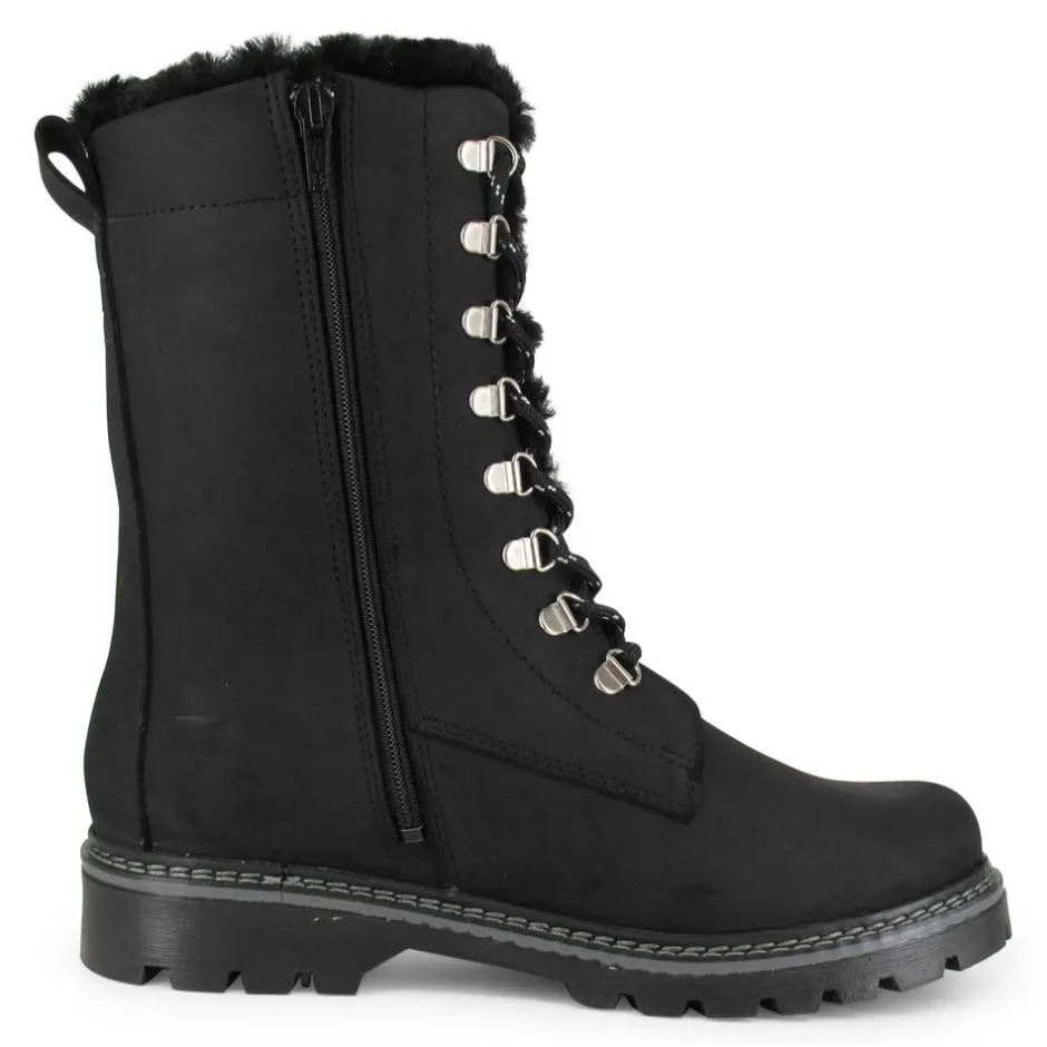Pomar Nilkkurit*saappaat Luotsi 500 Black waxy BLK/tan s