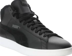 Puma Vapaa-Ajan Kengät*miesten talvitennarit Smash v2 Mid WTR 367338 06 Black-Dark Shadow-White
