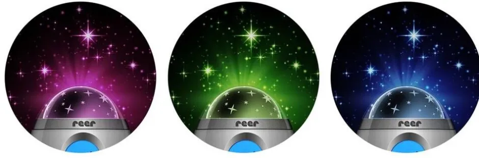 Reer Lastentarvikkeet*MyMagicStarlight tähtitaivasprojektori ja soittorasia