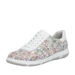 Rieker Kävelykengät*kävelykengät 90 White-Multi / White / Kupfer
