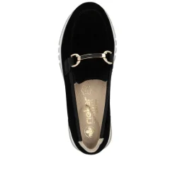 Rieker Kävelykengät*kävelykengät 49042-00 00 Schwarz / Schwarz / Lightgold