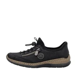 Rieker Kävelykengät*kävelykengät N3267-01 01 Schwarz / Schwarz / Schwarz