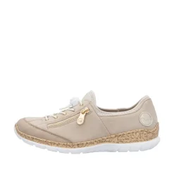 Rieker Kävelykengät*kävelykengät N42F1-60 60 Nude / Iceberg / Perlcreme / Muschel