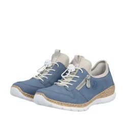 Rieker Kävelykengät*kävelykengät N42G0-14 14 Indigo / Perlcreme