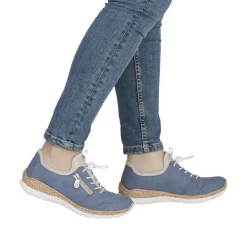 Rieker Kävelykengät*kävelykengät N42G0-14 14 Indigo / Perlcreme