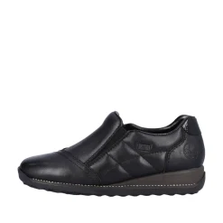 Rieker Kävelykengät*loaferit 44277-00 00 Schwarz / Schwarz / Schwarz
