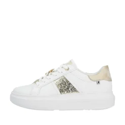 Rieker R-Evolution Tennarit Ja Sneakerit*sneakerit W1202-82 82 Weiss / Muschel / Gold-Silber