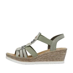 Rieker Sandaalit*sandaalit 619B2-52 52 Pistazie