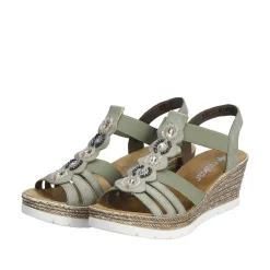 Rieker Sandaalit*sandaalit 619B2-52 52 Pistazie