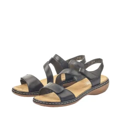 Rieker Sandaalit*sandaalit 659C7-00 00 Schwarz