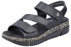 Rieker Sandaalit*sandaalit V2301-00 00 Schwarz