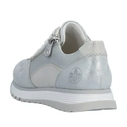 Rieker Tennarit Ja Sneakerit*sneakerit 49003-91 91 Silver / Weiss-Silber / Argento / Fog-Silver / Silver
