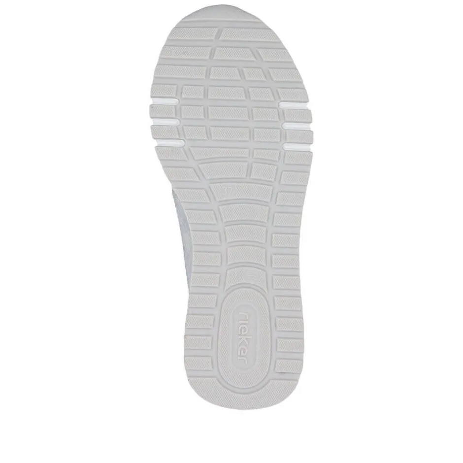 Rieker Tennarit Ja Sneakerit*sneakerit 49003-91 91 Silver / Weiss-Silber / Argento / Fog-Silver / Silver