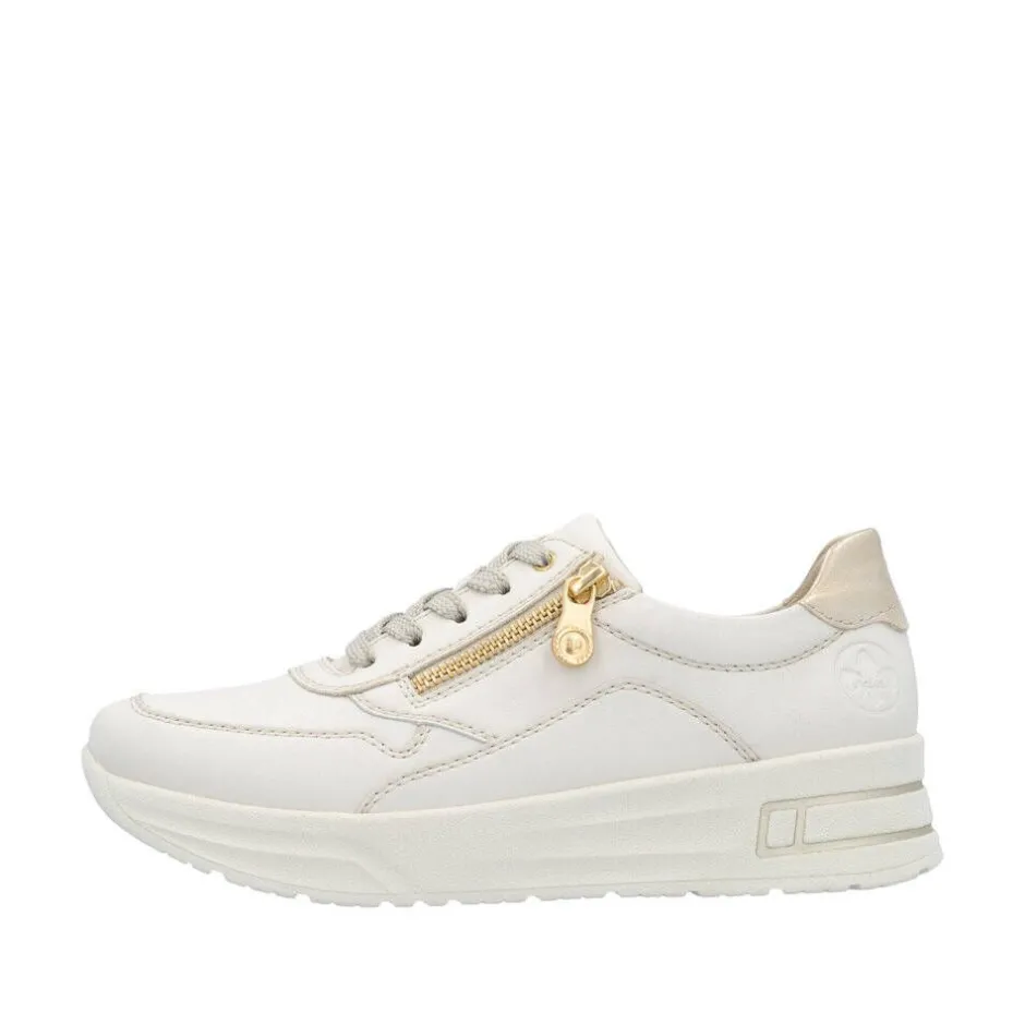 Rieker Tennarit Ja Sneakerit*sneakerit 80 Offwhite Muchel 80 Offwhite/offwhite/muchel