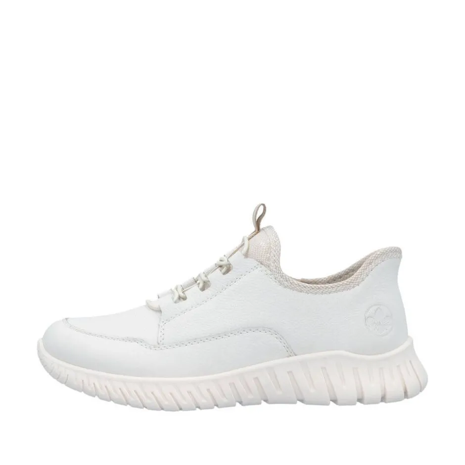 Rieker Tennarit Ja Sneakerit*sneakerit Weiss Beige-Weiss 80 Weiss/beige-weiss