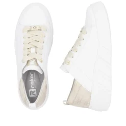 Rieker Sport Tennarit Ja Sneakerit*tennarit W2602-81 81 Weiss / Muschel / Weiss