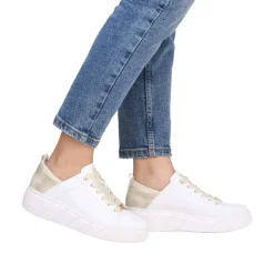 Rieker Sport Tennarit Ja Sneakerit*tennarit W2602-81 81 Weiss / Muschel / Weiss