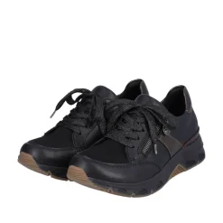Rieker Tennarit Ja Sneakerit*tennarit 48133-00 00 Schwarz / Schwarz / Antik