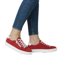 Rieker Tennarit Ja Sneakerit|Kävelykengät*tennarit L59L1-33 Scarlet Weiss Flamme 33 Scarlet/weiss/flamme