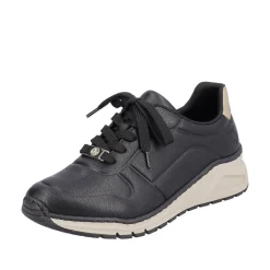 Rieker Tennarit Ja Sneakerit*tennarit M4903-03 03 Nero / Ginger-Gold / Schwarz