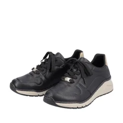 Rieker Tennarit Ja Sneakerit*tennarit M4903-03 03 Nero / Ginger-Gold / Schwarz