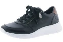 Rieker Tennarit Ja Sneakerit*tennarit N5021-00 00 Schwarz / Schwarz / Marron