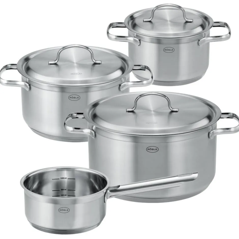 Ru00f6sle Keittoastiat*Rösle kattilasetti PureElements 4-osaa