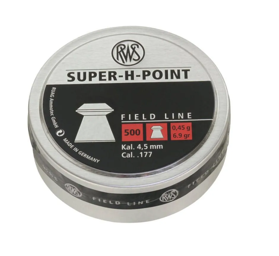 Asetarvikkeet Ja -Laukut*RWS Ilmakiväärin luoti RWS Super Hollow 4,5 mm 0,45 g