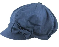 Salon Hatut Ja Pipot*hattu Mia Linen Bow Sininen